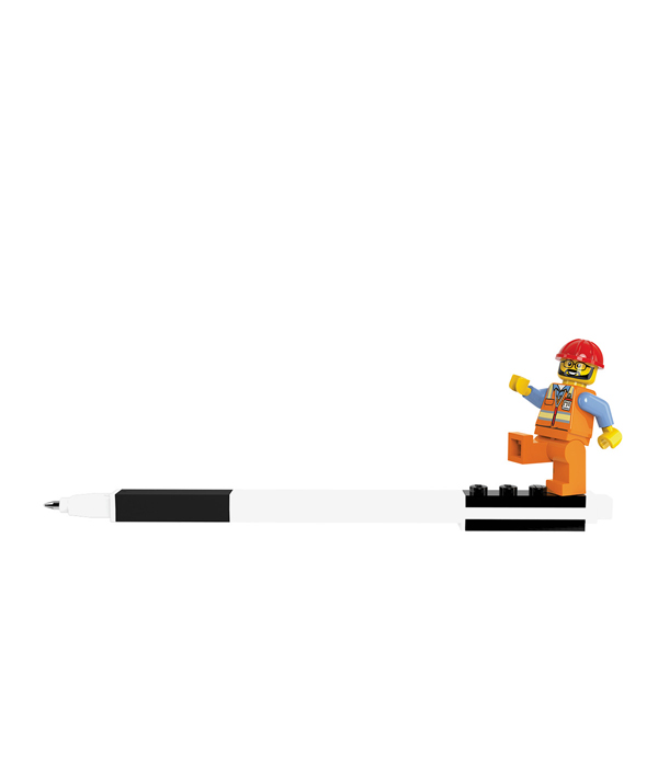 LEGO GELSTIFT MIT LEGOFIGUR  FARBE: SCHWARZ 
