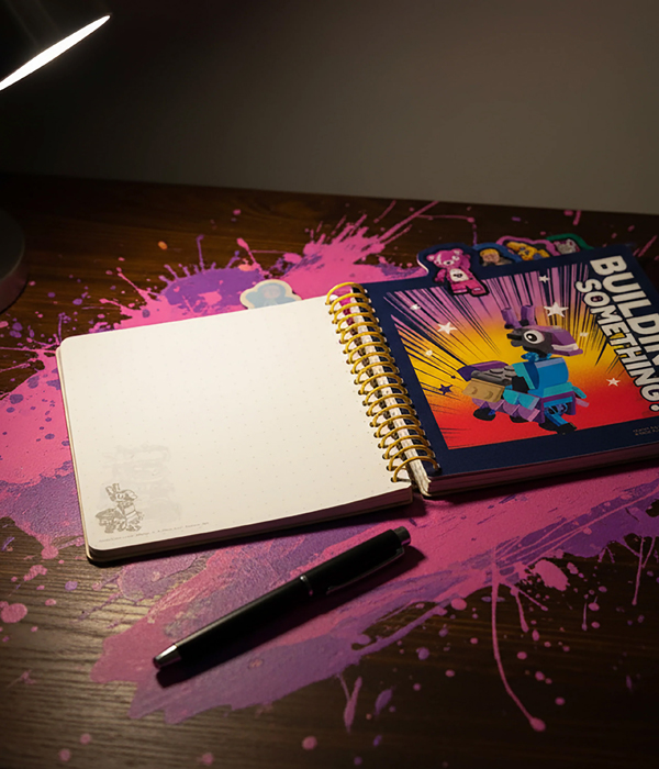 LEGO® FORTNITE® NOTIZBUCH MIT REGISTERKARTEN