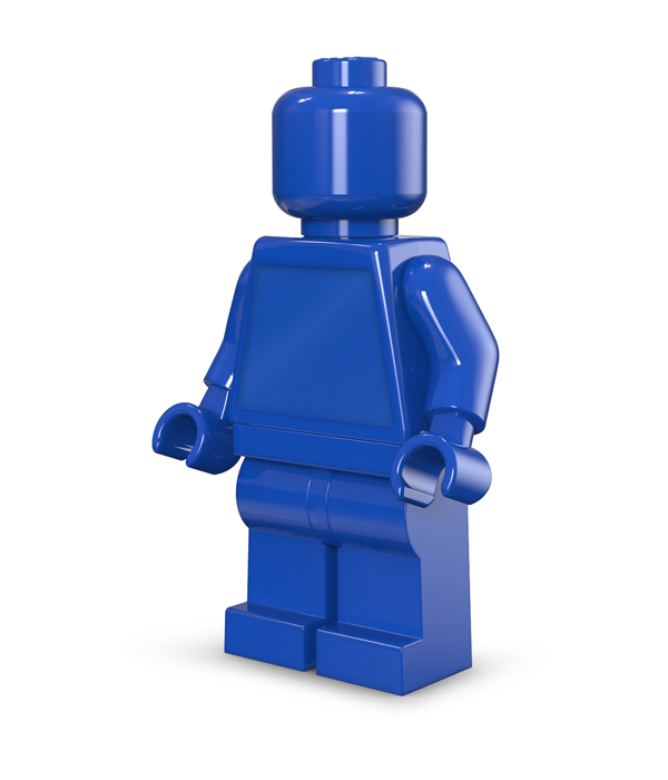 LEGO® TIME BY IQHK WECKER MINIFIGUR BLAU