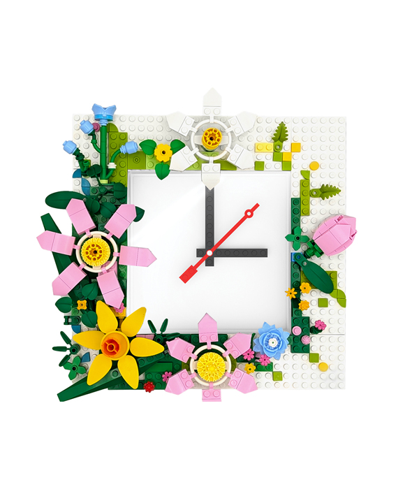 LEGO® TIME BY IQHK WANDUHR 6X24 WEIß