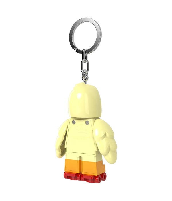 LEGO® Hühnchen Skater Schlüsselanhänger mit Taschenlampe