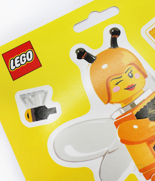 LEGO® MINIFIGURES™ AUFKLEBER VALENTINSBIENE