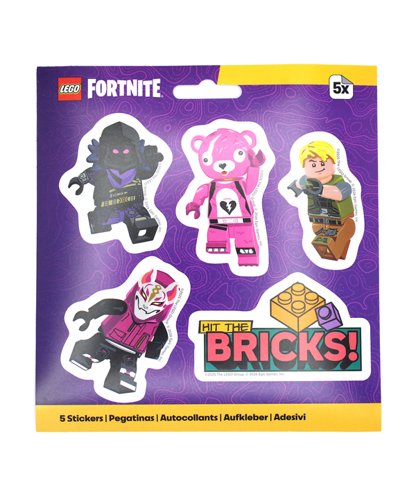 LEGO® FORTNITE® AUFKLEBER: HIT THE BRICKS