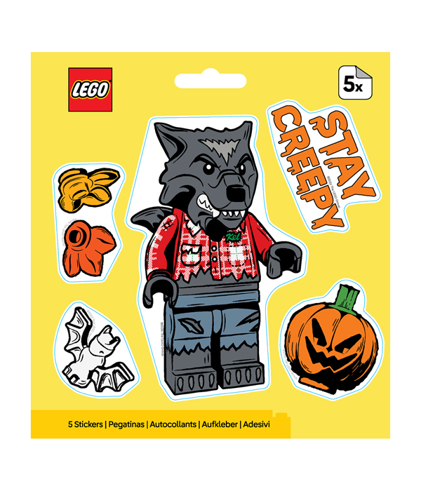LEGO® MINIFIGURES™ AUFKLEBER HALLOWEEN-WERWOLF