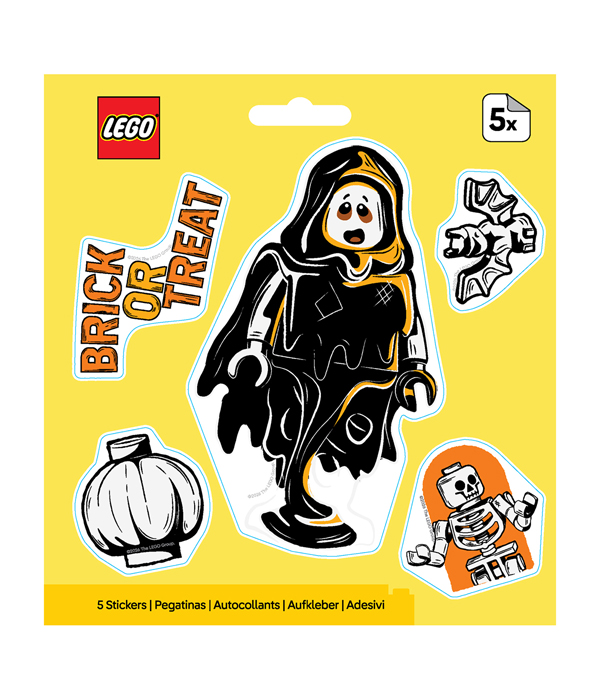 LEGO® MINIFIGURES™ AUFKLEBER HALLOWEEN-GESPENST