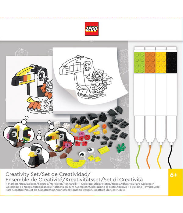 LEGO® SCHREIBWAREN-KREATIVITÄTSSET – TIERE 3-1
