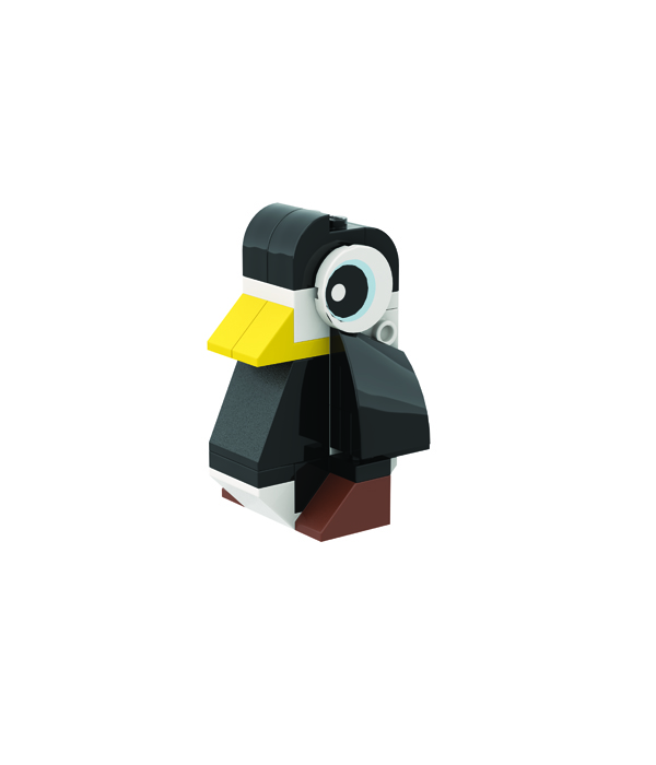 LEGO® SCHREIBWAREN-KREATIVITÄTSSET – TIERE 3-1