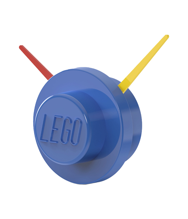 LEGO® TIME BY IQHK WANDUHR 1X1 RUND BLAU