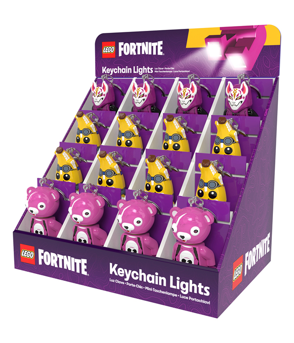 LEGO® FORTNITE® Schlüsselanhänger mit Licht: CDU - 16 sortiert