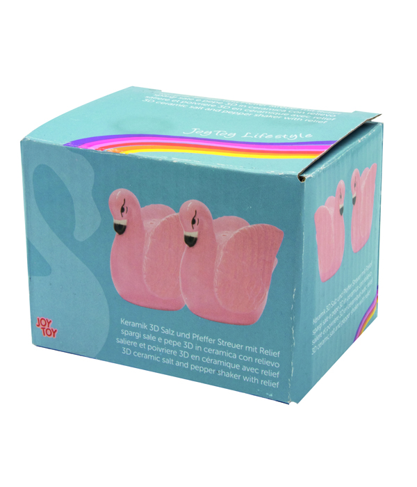 FLAMINGO SALT AND PEPPER SHAKER SET 