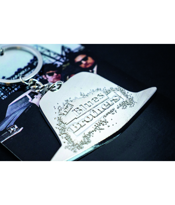 BLUES BROTHERS METAL KEYCHAIN 