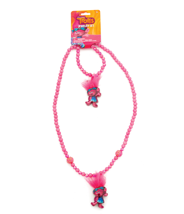 TROLLS SET: COLLANA E BRACCIALETTO