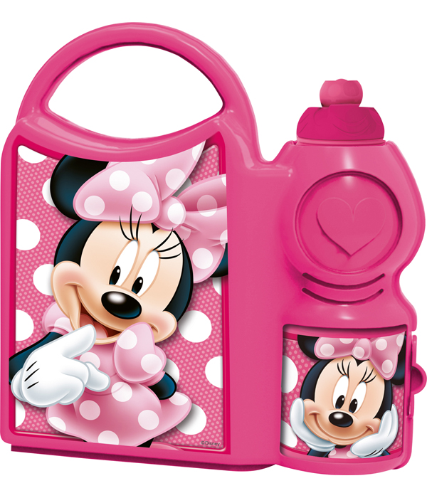 MINNIE LUNCH BOX AND SPORT BOTTLE 400 ML