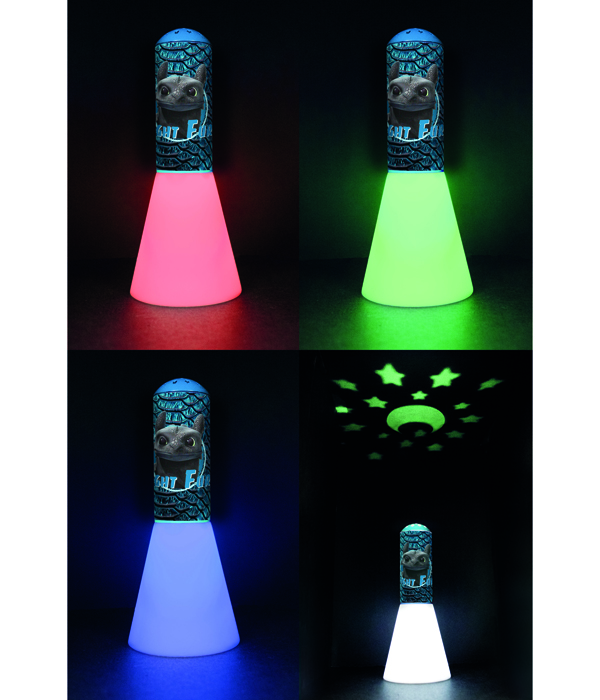 DRAGONS PROJECTION NIGHT LIGHT 