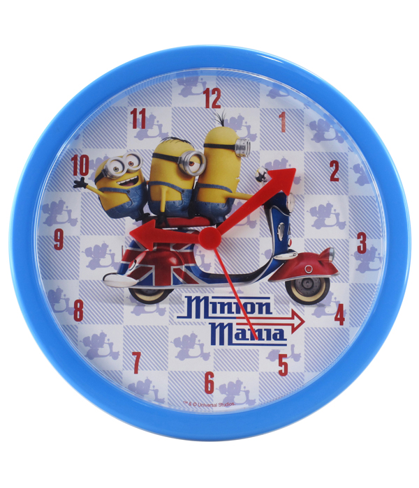 MINIONS OROLOGIO DA PARETE IN PLASTICA 