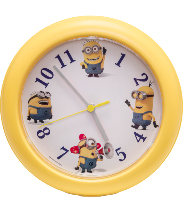 DM3 OROLOGIO DA PARETE CON 4 FRASI ORIGINALI DEI MINIONS 