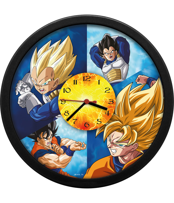 OROLOGIO DA PARETE DRAGON BALL IN SCATOLA REGALO - 25X25CM