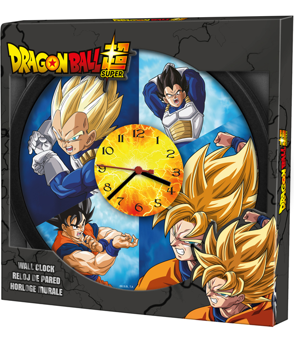 OROLOGIO DA PARETE DRAGON BALL IN SCATOLA REGALO - 25X25CM