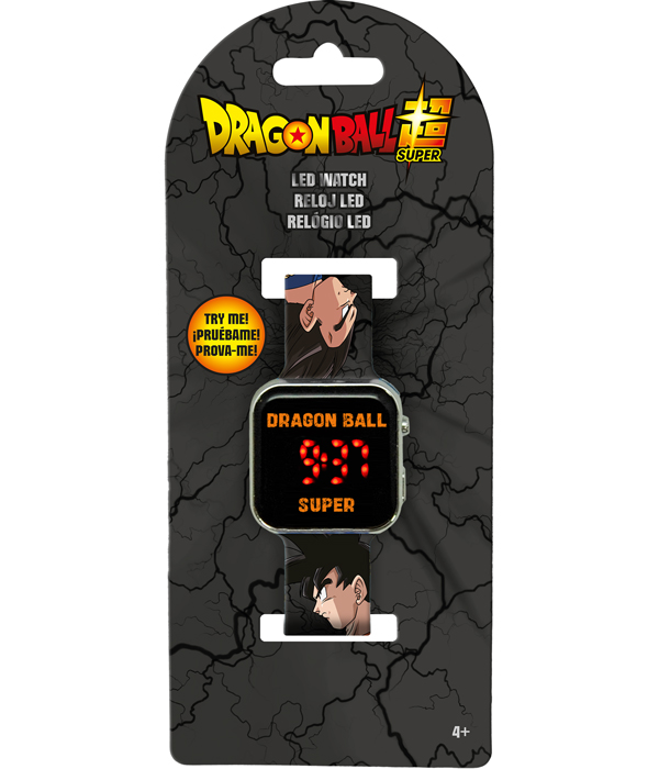 OROLOGIO DA POLSO DRAGON BALL LED NERO - 8X3X18,5 CM