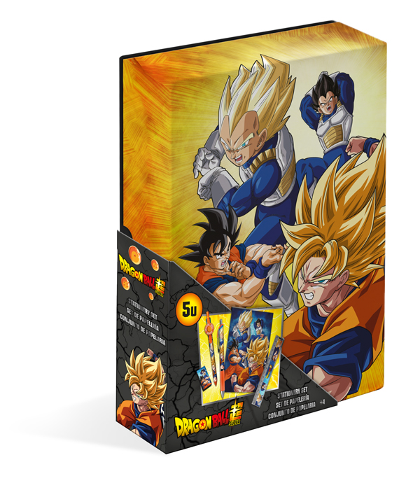 SET DI CARTOLERIA DRAGON BALL DELUXE - 14,3X19,7X3,5CM