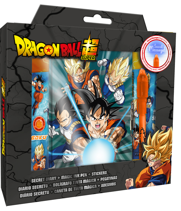 SET DIARIO SEGRETO DRAGON BALL CON DIARIO E PENNA MAGICA