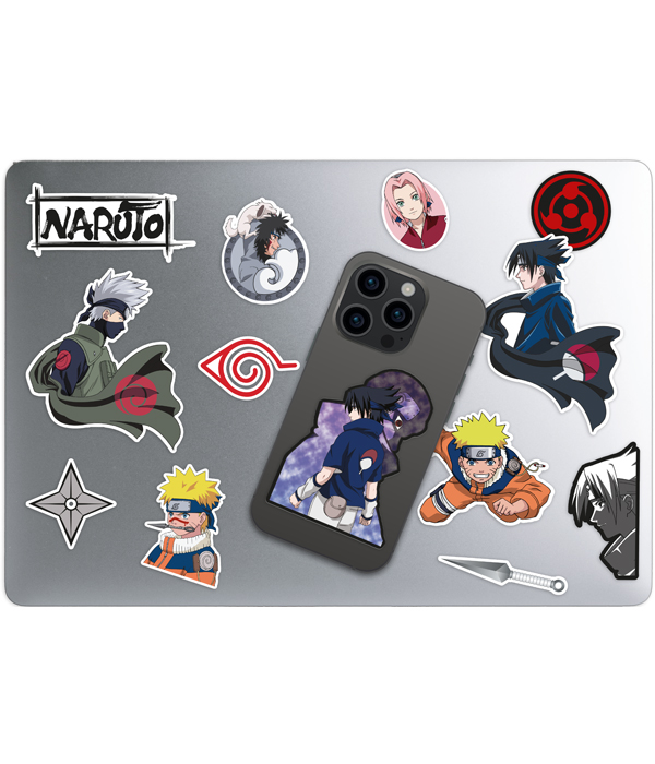 NARUTO STICKERS FOR LAPTOP (CONTAINS 3 STICKER SHEETS) - 30X