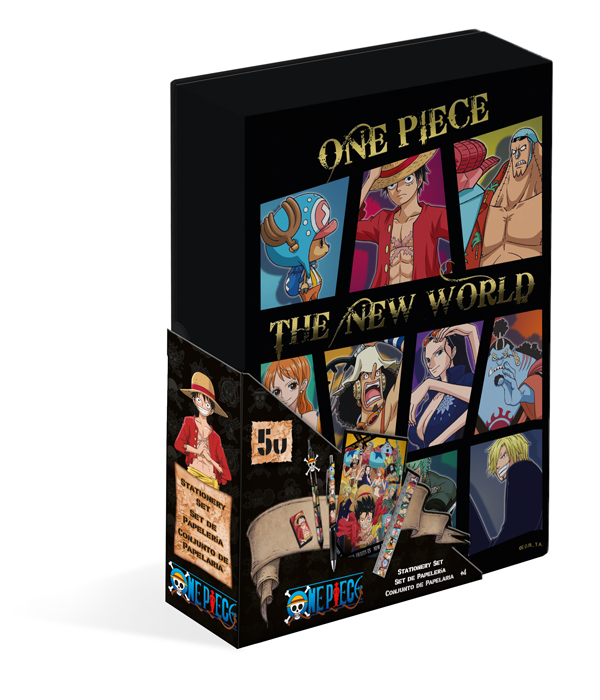 SET DI CARTOLERIA ONE PIECE DELUXE - 14,3X19,7X3,5CM