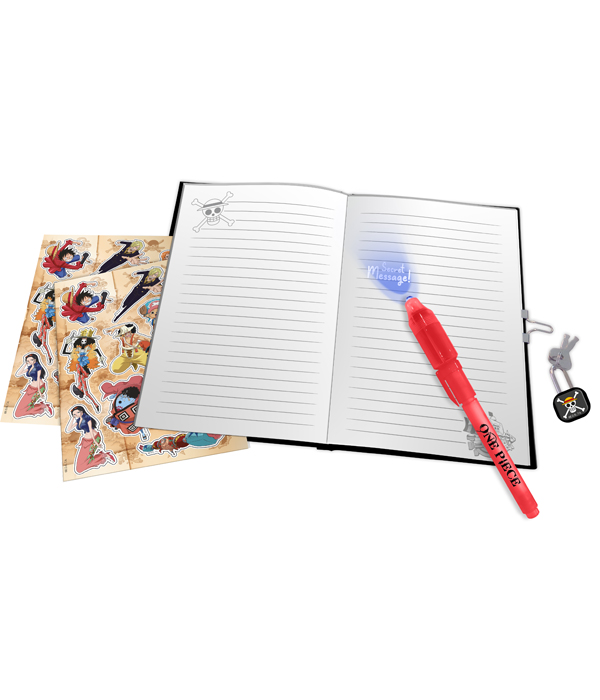 SET DIARIO SEGRETO ONE PIECE CON DIARIO E PENNA MAGICA