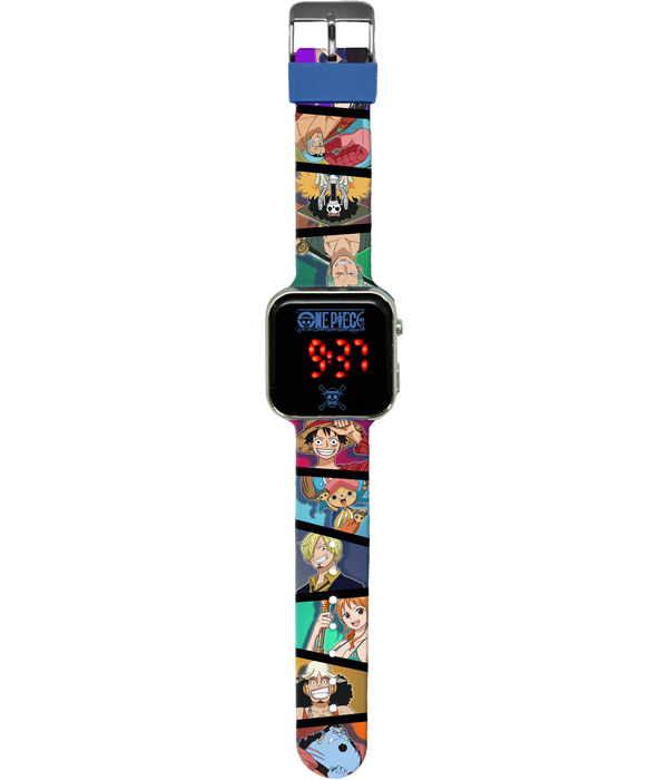 OROLOGIO DA POLSO A LED ONE PIECE BLU - 8X3X18,5 CM