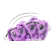 EYELUVES 14 CM PLUSH WITH SHAKE AND SPARKLE SNOW GLOBE EYES