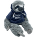 SLOTH WITH T-SHIRT 25 CM - 3 ASSORTED T-SHIRTS
