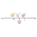ORDEN METALLARMBAND MIT CHARMS  IN GESCHENKPACKUNG 