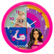 OROLOGIO DA PARETE BARBIE 24 CM IN CONFEZIONE REGALO 26X4X26 CM