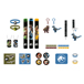 CALENDARIO DELL'AVVENTO JURASSIC WORLD CON ACCESSORI, CLIP, SLAPBANDS 