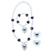 KUROMI JEWELRY SET: BRACELET, CHAIN ​​AND 2 RINGS