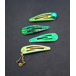 WICKED ELPHABA 4 HAIR CLIPS ON BACKERCARD
