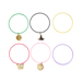 WICKED BANGLE SET - 6 METALLARMBÄNDER MIT 4 CHARMS 