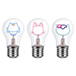 GABBY'S DOLLHOUSE LED BULBS WITH COLORFUL LIGHT