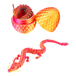 DRAKLITHS 3D PRINT FIDGET TOYS DINO EGG WITH DRAGON 7X7X9