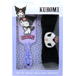 SET SPAZZOLA KUROMI E CERCHIETTO IN PELUCHE