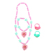 PAW PATROL GIRLS JEWELRY SET: 1 BEAD BRACELET, 1 BEAD NECKLACE
