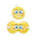 CUSCINO DA VIAGGIO 2 IN 1 SPONGEBOB CON CUSCINO E MASCHERINA PER GLI OCCHI