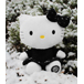 HELLO KITTY BLACK & WHITE ECO PLUSH 24 CM