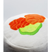 YUMMIS PLUSHI URAMAKI SUSHI MIT LACHS PLÜSCH 20 CM