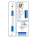 LEGO GELSTIFT MIT LEGOFIGUR  FARBE: BLAU 