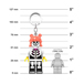 LEGO® Skelettmädchen Schlüsselanhänger mit Taschenlampe