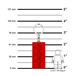 LEGO® MINIFIGURINES™ 2X4 STEIN-ROT KEYLIGHT