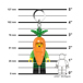 LEGO® MINIFIGURES™ KAROTTEN-MASKOTTCHEN KEYLIGHT