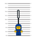 LEGO® MINIFIGURES™ BAGTAG BLAU SPACEBABY