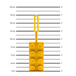 LEGO® BAGTAG 2X4 GELB